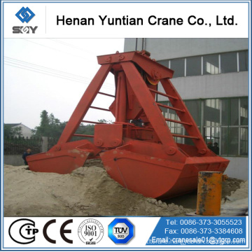 Metal,waste iron loading four ropes grab bucket